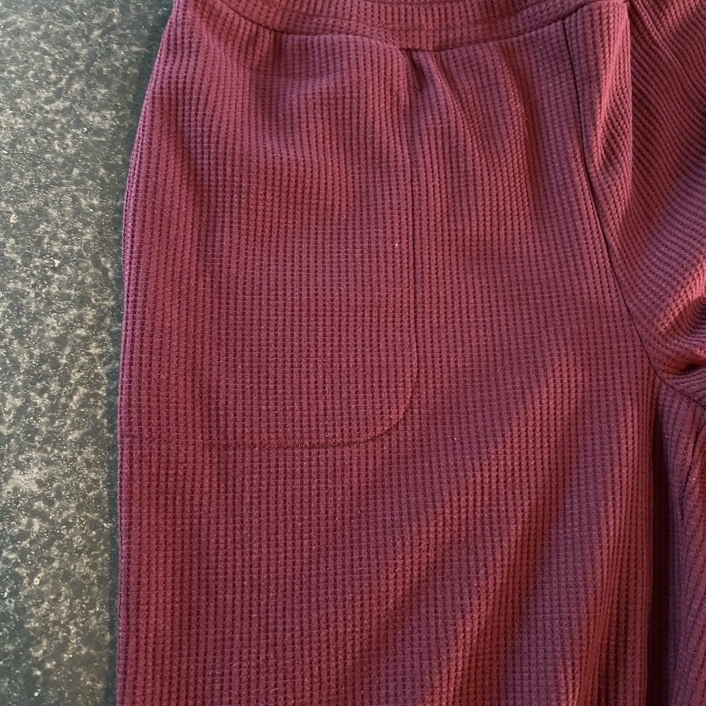SOMA (2 Pieces) Cozy Waffle Knit Long Sleeve Shirt & Pants Loungewear Size XL - Picture 10 of 11